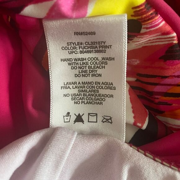 Catalina women’s one piece pink swimsuit size medium - Picture 6 of 7